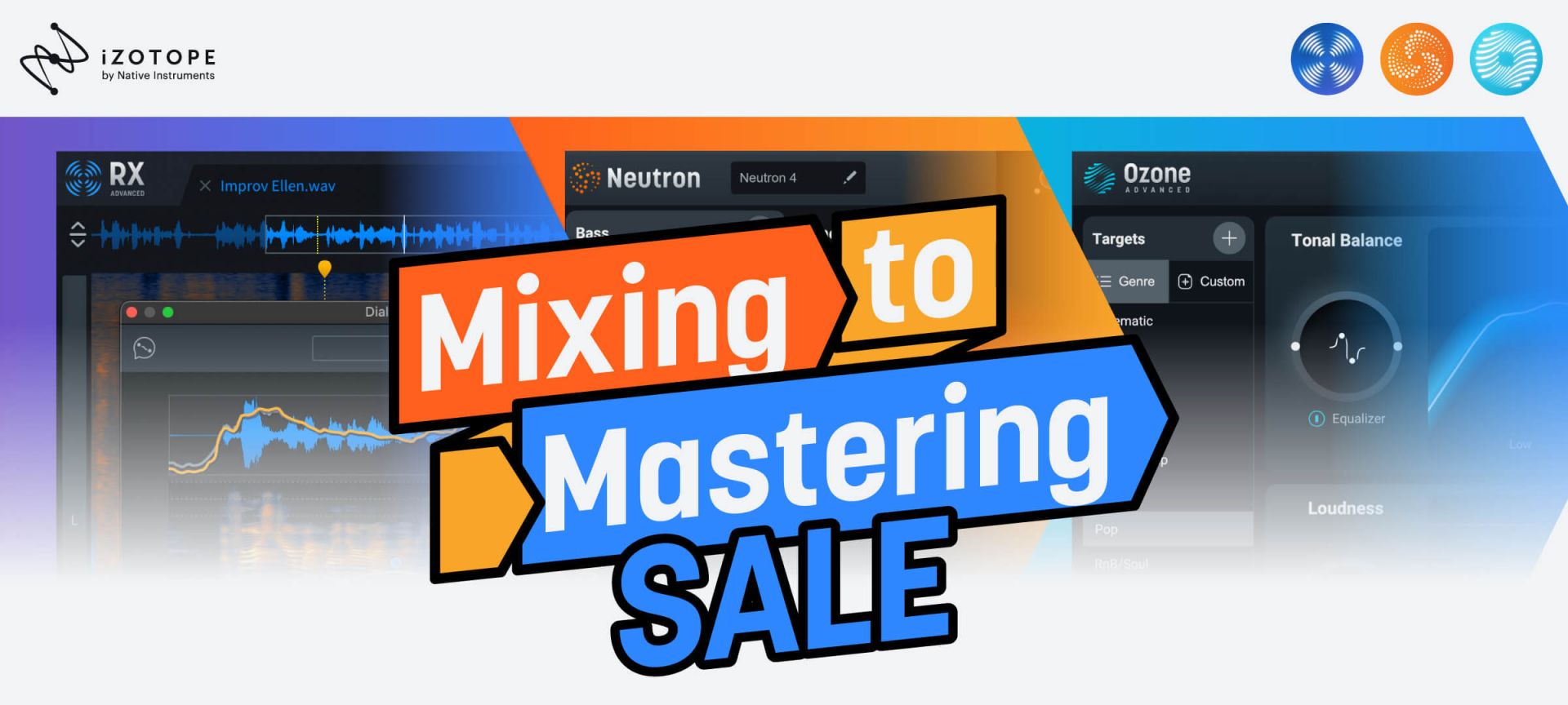 iZotope Mixing to Mastering SALE　日本限定サマーキャンペーン