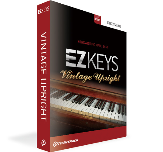 TOONTRACK EZ KEYS – VINTAGE UPRIGHT発売！Ostlind & Almquist社のアップライトピアノを収録