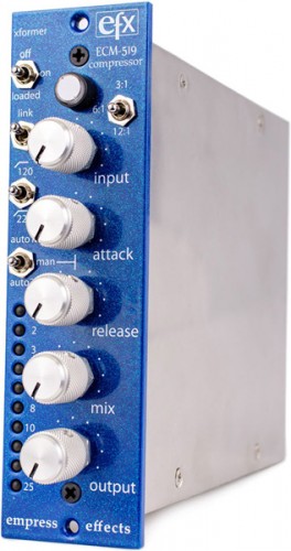 Empress Effects ECM-519発表！天才エンジニアがデザインしたAPI500シリーズ用コンプレッサー・モジュール