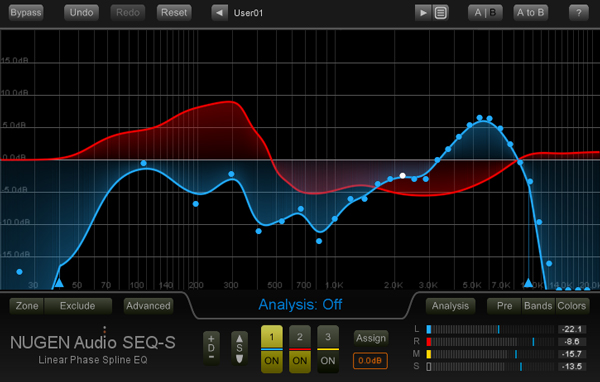 Nugen Audio SEQ-S 発売！最適なEQカーブを自動生成！？