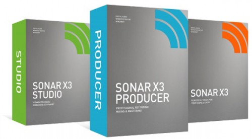 TASCAM Professional Software SONAR X3シリーズ発表