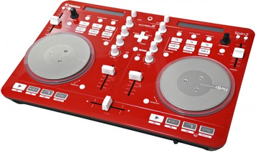 Vestax／ベスタクス「Spin2 RED」限定レッドカラーバージョンが新登場。