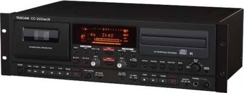 TASCAM 業務用CDレコーダー/カセットデッキ「CC-222MKIV」発売