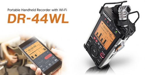 TASCAM DR-44WL発表！WiFi機能がついたポータブルマルチトラックレコーダー
