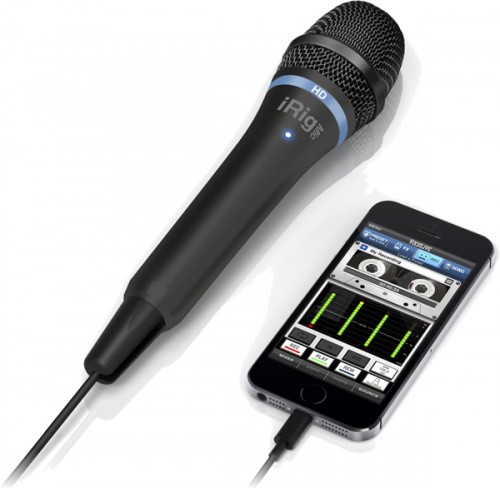 IK Multimedia 「iRig Mic HD」発表！iPhone、iPad対応デジタル・ハンドヘルド・マイク
