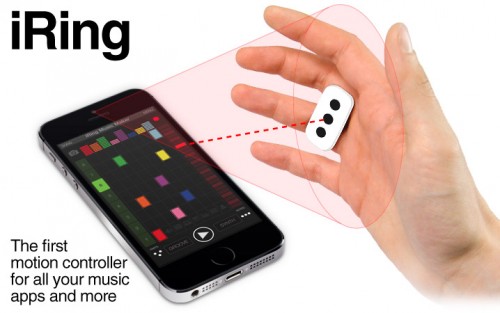 IK Multimedia 「iRing」発表！史上初のiPhone、iPad、iPod touch対応モーション・コントローラー
