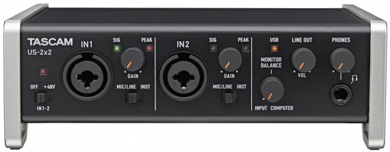 TASCAM US-4x4 タスカム オーディインターフェイス USB US-4x4 | USBオーディオ/MIDIインターフェース | TASCAM (日本)