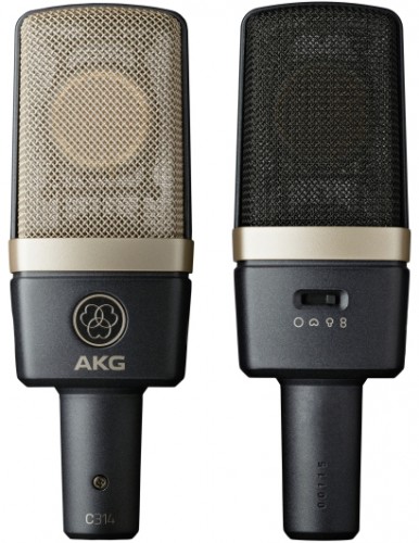 AKG C314 発表！C414 XLSの音質を受け継ぐマルチパターンコンデンサーマイク登場