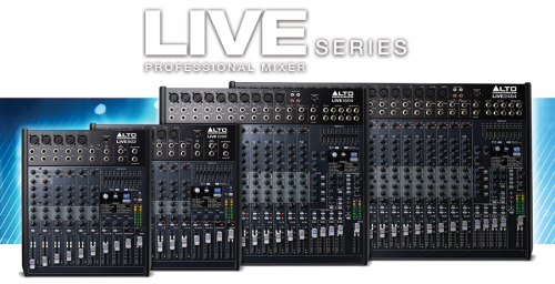 USB入出力＆24bitDACのついたPAミキサー ALTO Professional LIVEシリーズ