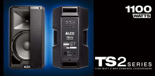 1100WピークのハイパワーPA用パワードスピーカー ALTO Professional TS2シリーズ