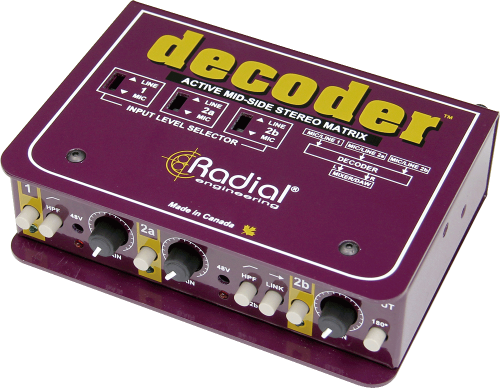 M/S録音を簡単に行えるデコーダーが登場！Radial Decoder