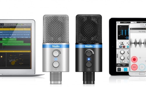 IK Multimedia iRig Mic Studio 発表！MacやPC、iOS、Android対応の超コンパクトなデジタル・コンデンサー・マイク