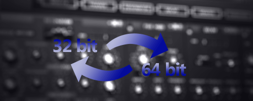 64bit版DAWソフトで32bit版プラグインの起動について