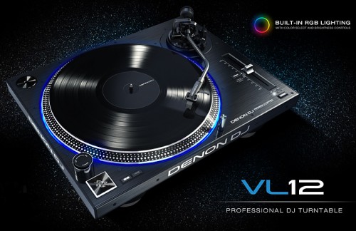 【NAMM 2016】 音と光で空間を演出！光るDJターンテーブル DENON DJ VL12 発表！