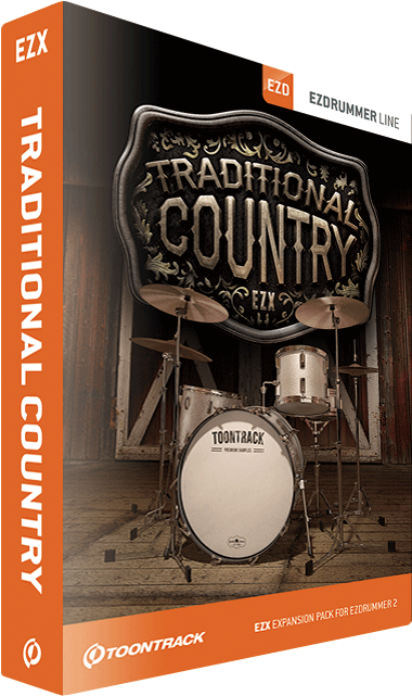 TOONTRACK EZ DRUMMER 2拡張音源 EZX TRADITIONAL COUNTRY
