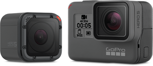 防水＆手ブレ補正機能を装備したアクションカメラ GoPro HERO5 Black / HERO5 Session 発売