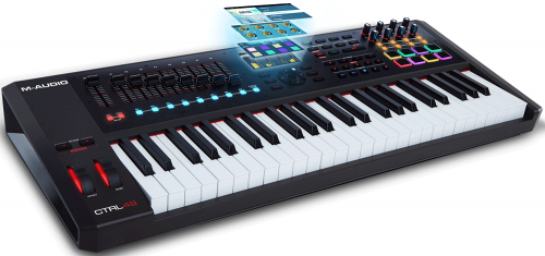 【NAMM 2016】M-Audio CTRL 49 発表！ソフト音源とインタラクティブに操作するVIP搭載MIDIキーボード