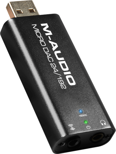 常識を打ち破るUSBメモリ型ハイレゾ対応DAC M-Audio Micro DAC 24/192