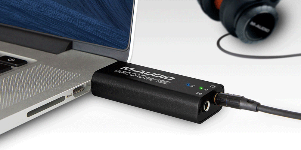 常識を打ち破るUSBメモリ型ハイレゾ対応DAC M-Audio Micro DAC