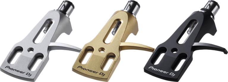Pioneer DJ アナログターンテーブル用ヘッドシェル 3色のバリエーションで発売