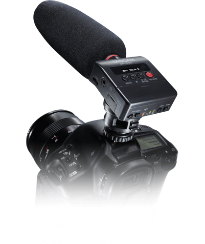 音質重視の動画撮影に向けて一眼レフ用ショットガンマイクレコーダー TASCAM DR-10SG 発表！
