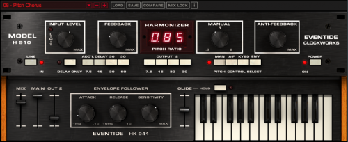 「H910」を忠実にエミュレーションしたプラグイン Eventide H910 Harmonizer