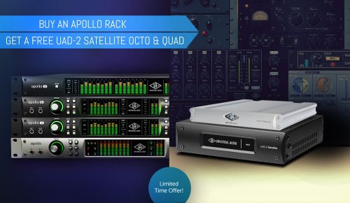 APOLLO ラックモデル購入でなんと！UAD-2 Satellite がもらえる
