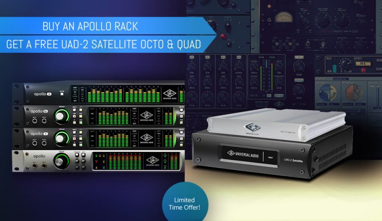 APOLLO ラックモデル購入でなんと！UAD-2 Satellite がもらえる