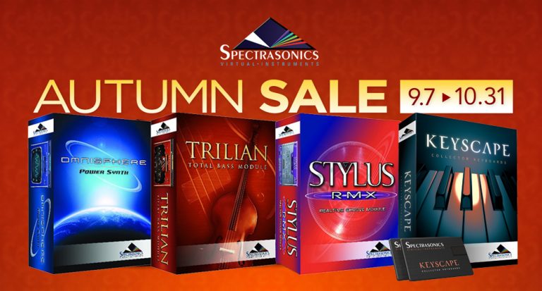 日本限定 Spectrasonics 2017 Sale！人気音源4タイトルが最大30%OFFの特別価格に！