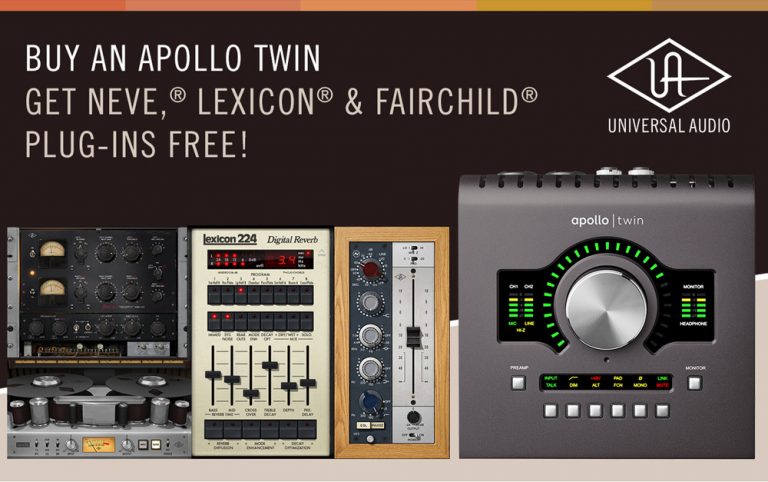 APOLLO TWIN キャンペーン！最大12万円相当のプラグインが無償