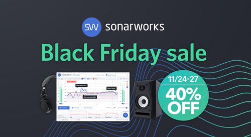 【Black Friday】Sonarworks キャリブレーション・ソフトウェアが40％オフ！