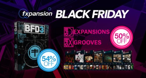 【Black Friday】FXpansion BFD3 過去最大の54%オフ！ BFD 拡張音源も半額に