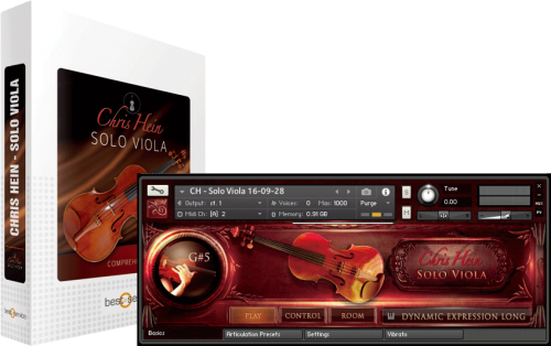 CHRIS HEIN SOLO VIOLA 発売！最高の表現力と新次元のリアリティを実現するソロ・ヴィオラ音源