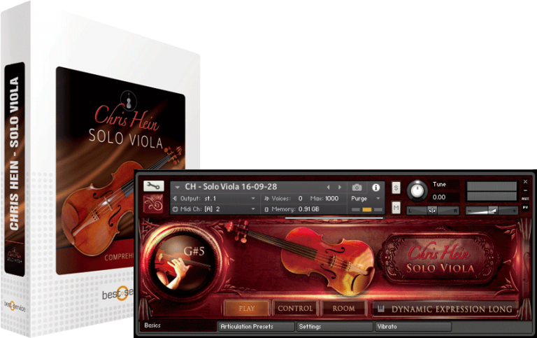 CHRIS HEIN SOLO VIOLA 発売！最高の表現力と新次元のリアリティを実現するソロ・ヴィオラ音源