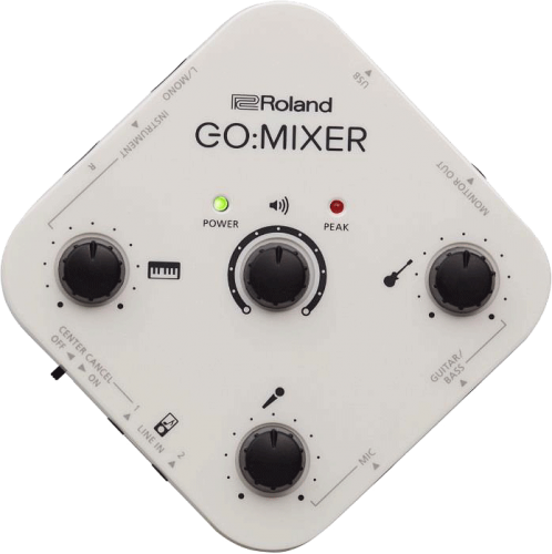 Roland GO:MIXER 発表！スマホで「歌ってみた」「弾いてみた」「演奏してみた」に最適なオーディオインターフェース
