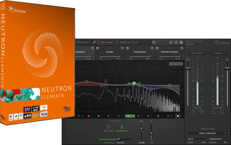 iZotope Neutron Elements 発売！簡易版ながら必要な機能を備えた自動最適化プラグイン
