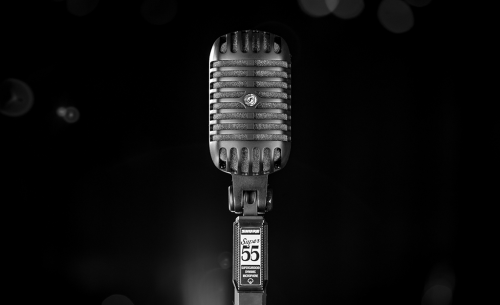 ダークさが一層際立つガイコツマイクの限定黒色 SHURE Super 55-BLK 発表！