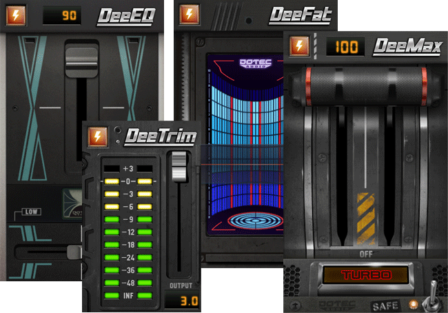 DOTEC-AUDIO DeeMax および COMPLETE PACK 発売！ユニークなデザインと操作性の国産プラグイン
