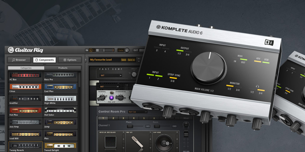 KOMPLETE AUDIO 6 購入すると期間限定でアンプシミュレーターがもらえる！