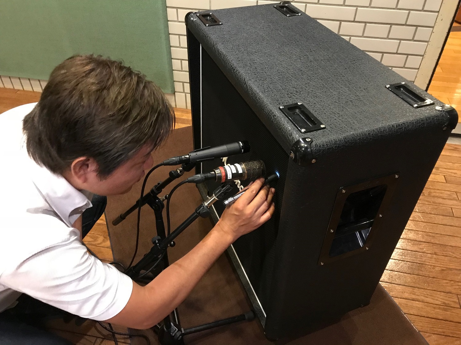 ギターアンプ マイキング