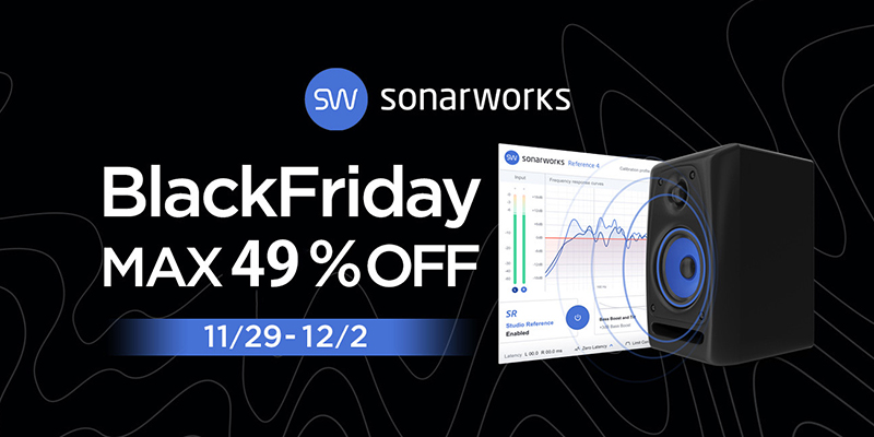 Sonarworks ～ ブラックフライデーセール 2019 ～