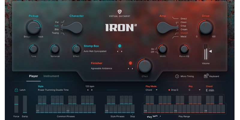 UJAM Virtual Guitarist IRON 2 | ロック系エレキギター音源