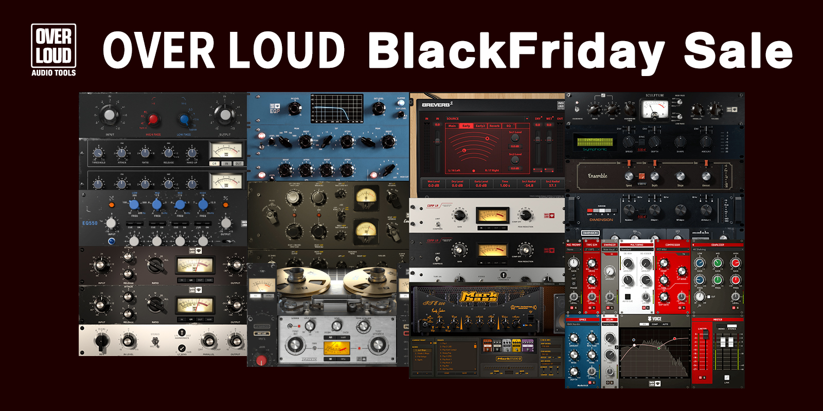 【ブラックフライデーセール 2022】OVERLOUD プラグイン 最大58％OFF セール！