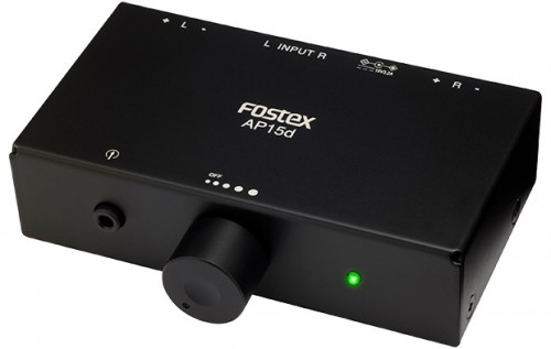 FOSTEX「AP15d」発表！各種オーディオ出力を手軽に接続できる小型パワーアンプ