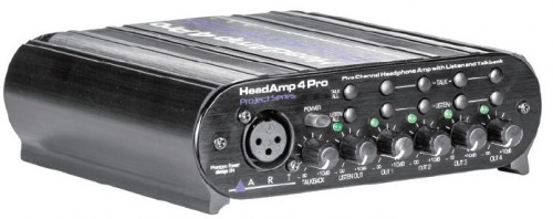 トークバック、リッスン機能を搭載したヘッドホン・アンプ ART「Head Amp4 Pro」発売