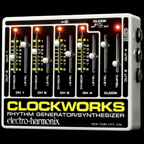 リズムジェネレーターが復刻！Electro Harmonix「Clockworks」発売