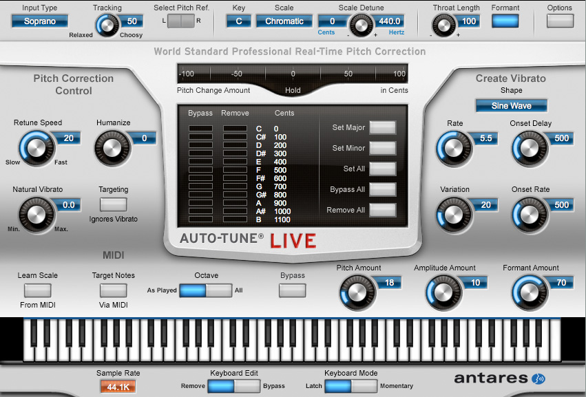 Antares AutoTune Live Plug-In