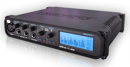コンパクトなAVBオーディオ・インターフェース MOTU UltraLite AVB