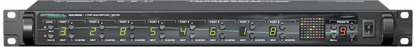 8 x 64ch の MADI スイッチャー/ルーターDirectOut Technologies MADI.BRIDGE
