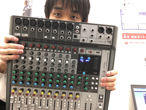 アナログミキサー【サウンドクラフト】signature 12 MTKを触ってみる